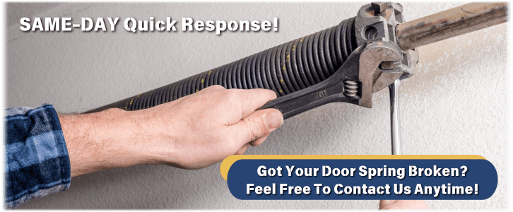 Broken Garage Door Spring Metairie LA